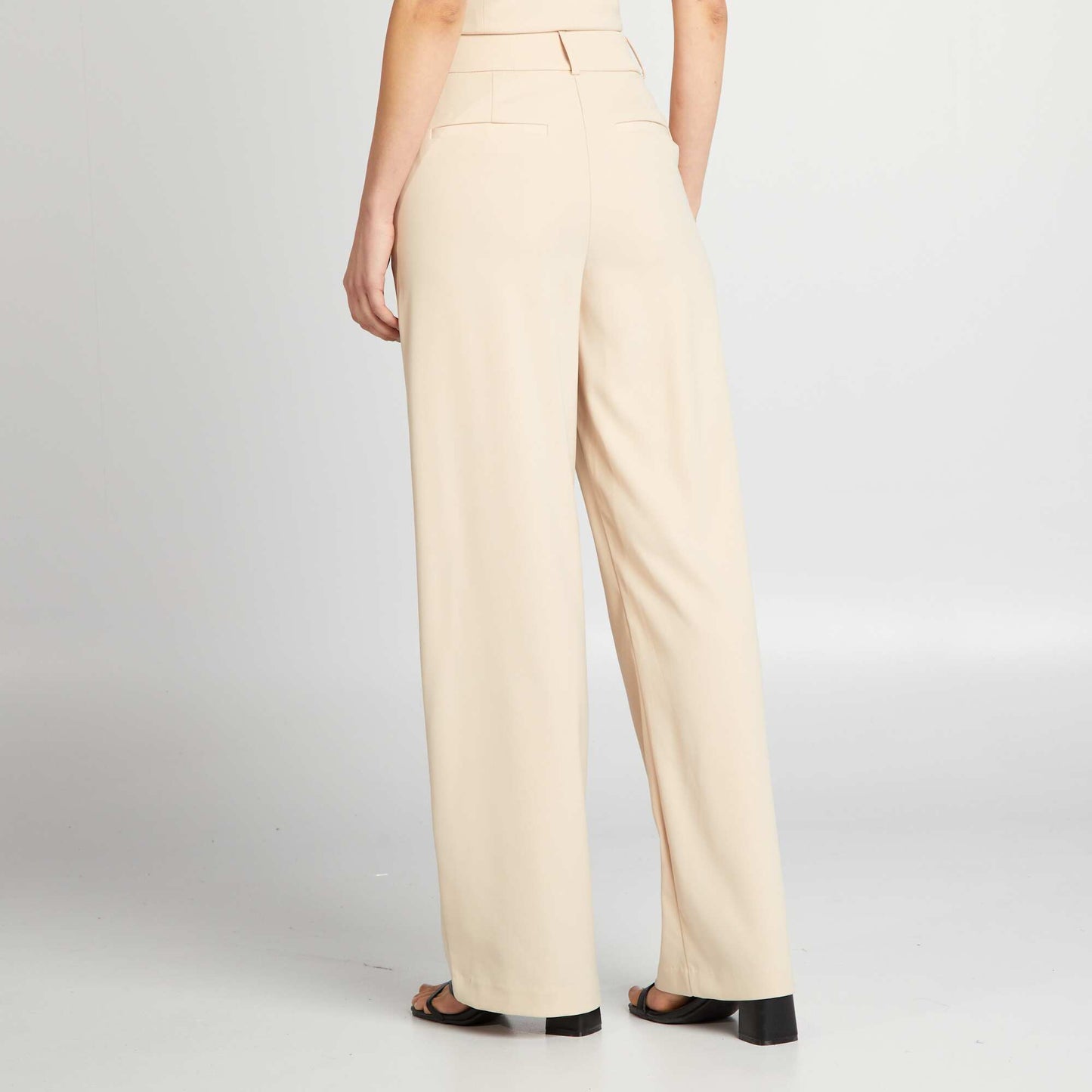 Flowing tailored trousers GREY