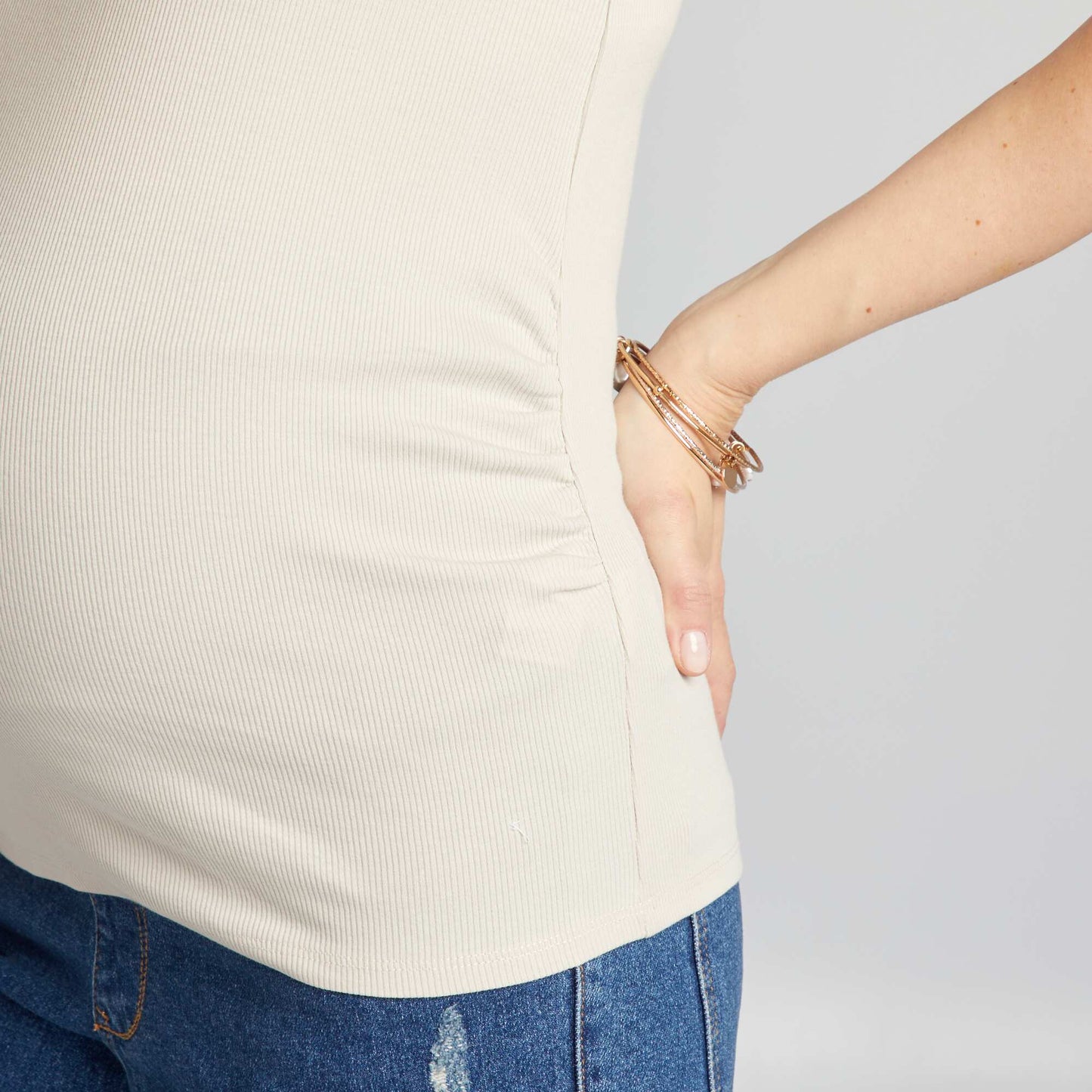 Maternity vest top GREY