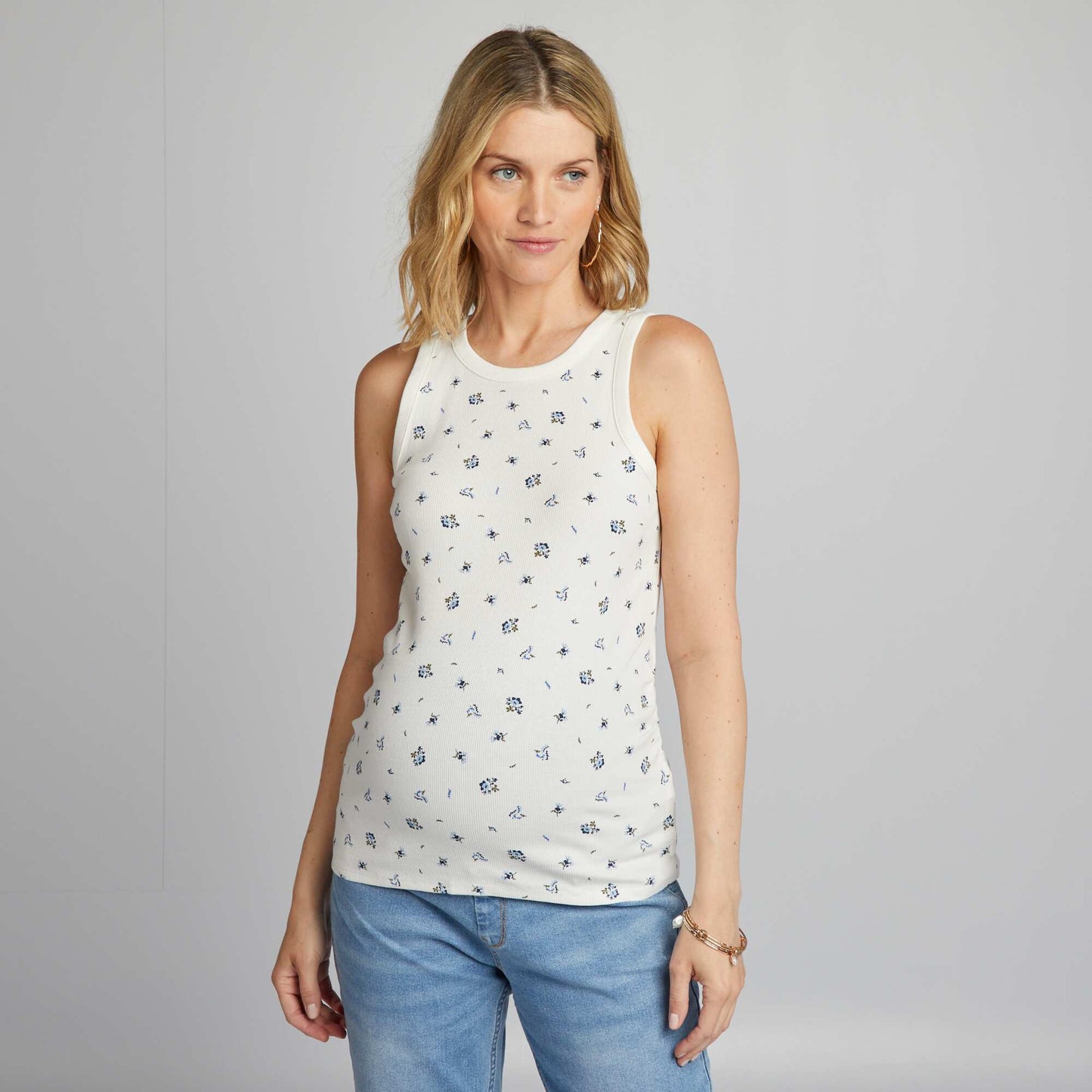 Maternity vest top WHITE