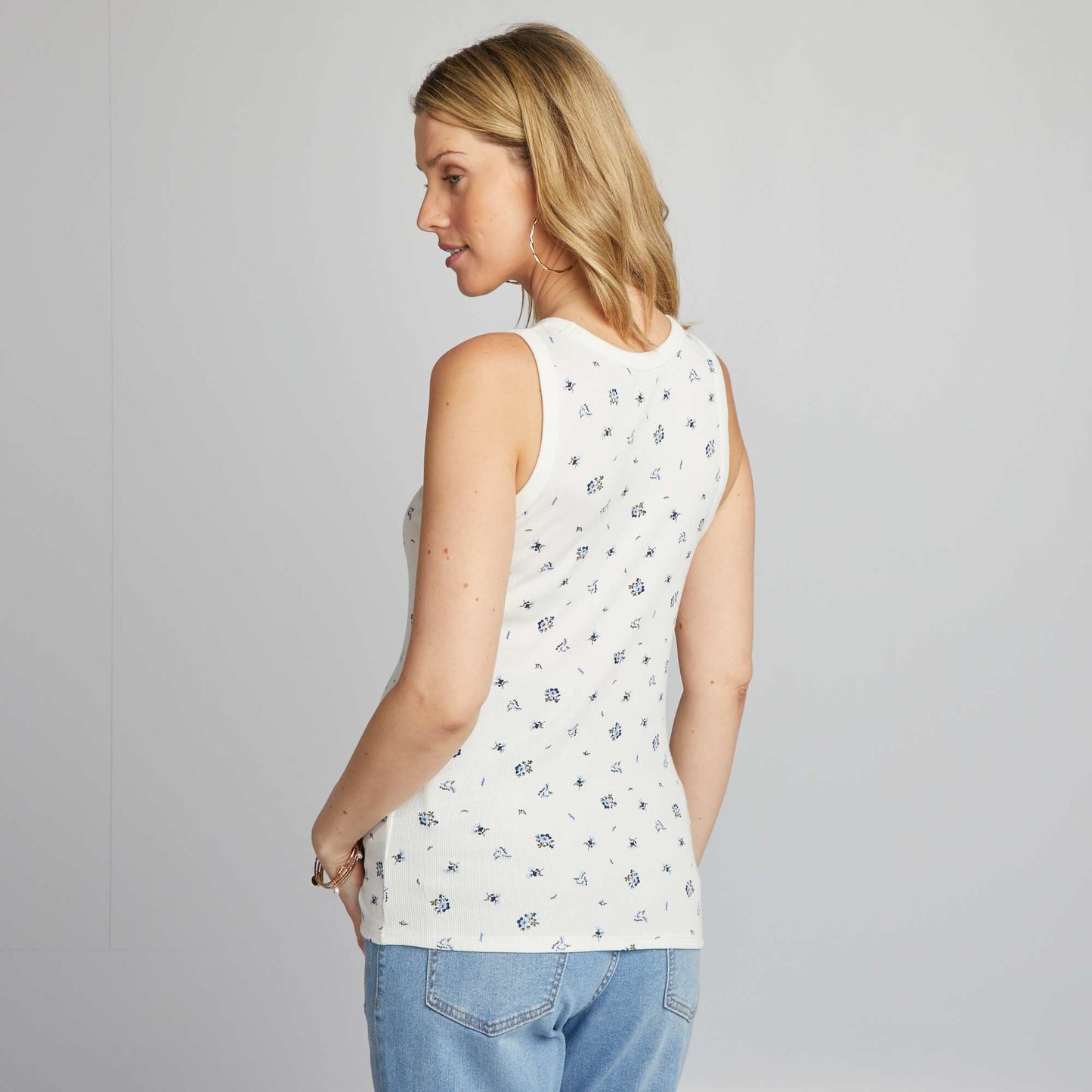 Maternity vest top WHITE