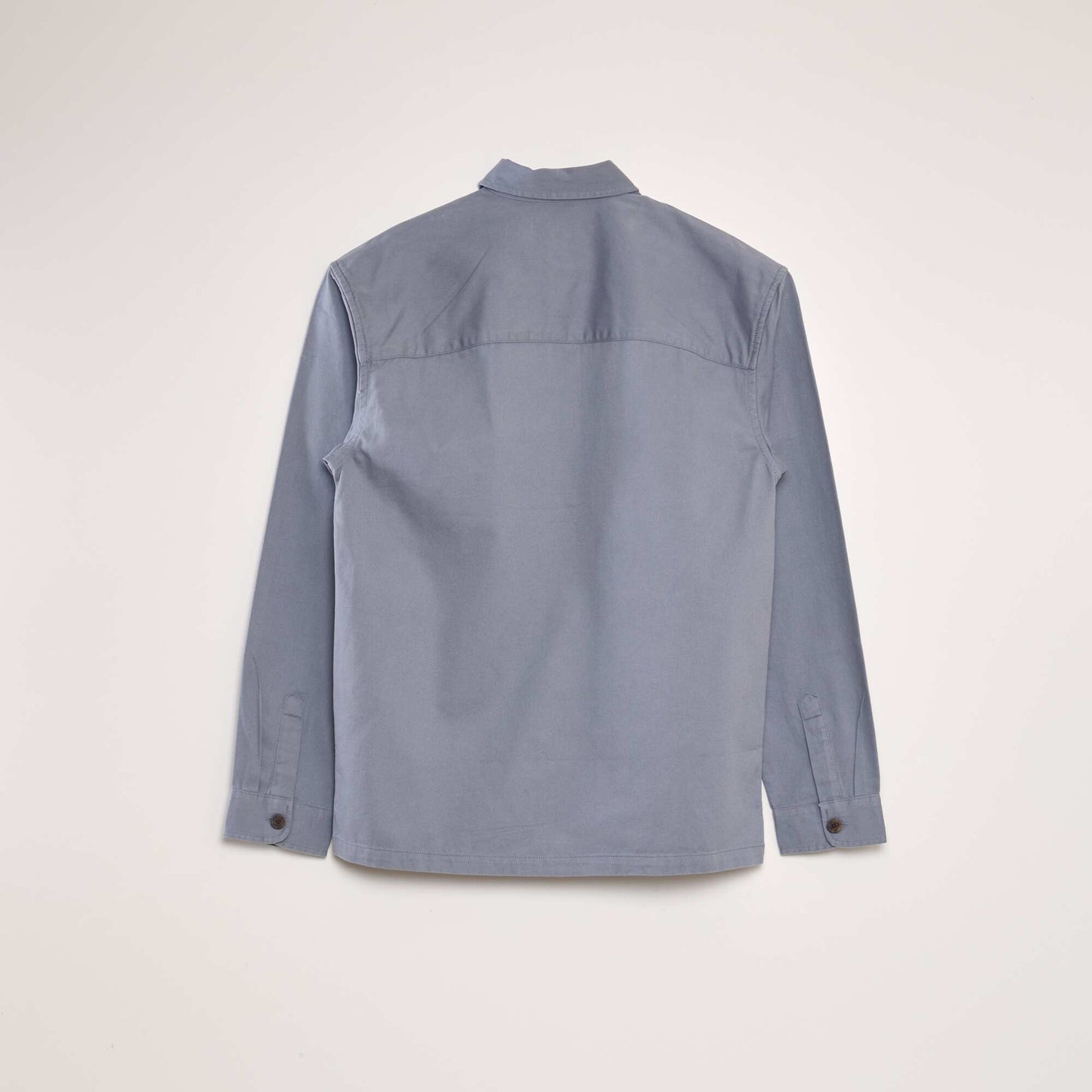 Cotton overshirt BLUE