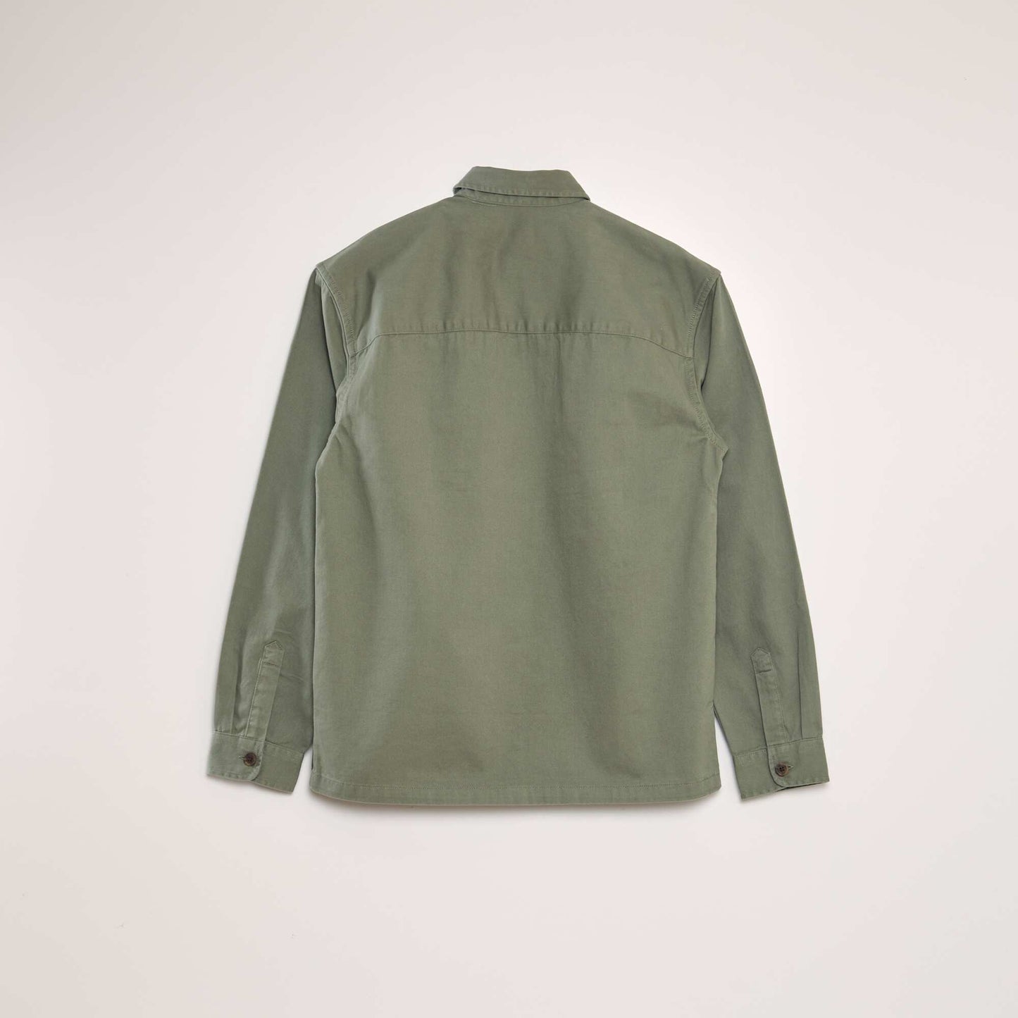 Cotton overshirt KHAKI