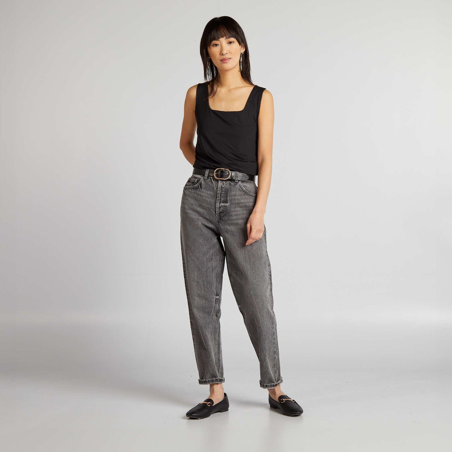 Straight-leg jeans GREY