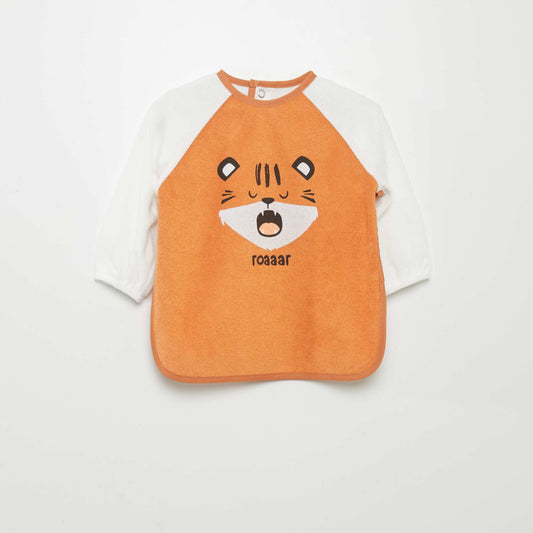 Terrycloth apron bib ORANGE