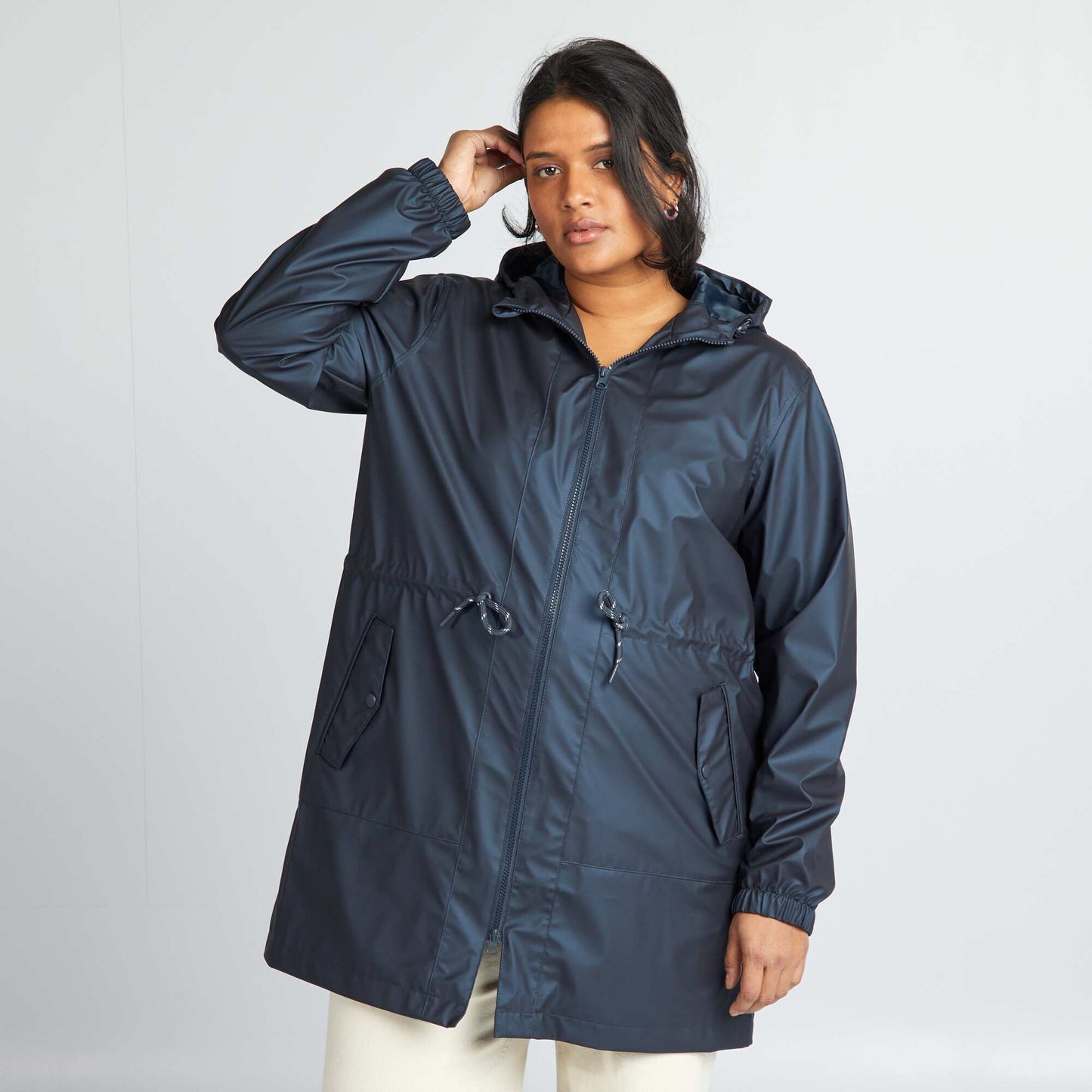 Hooded parka BLACK