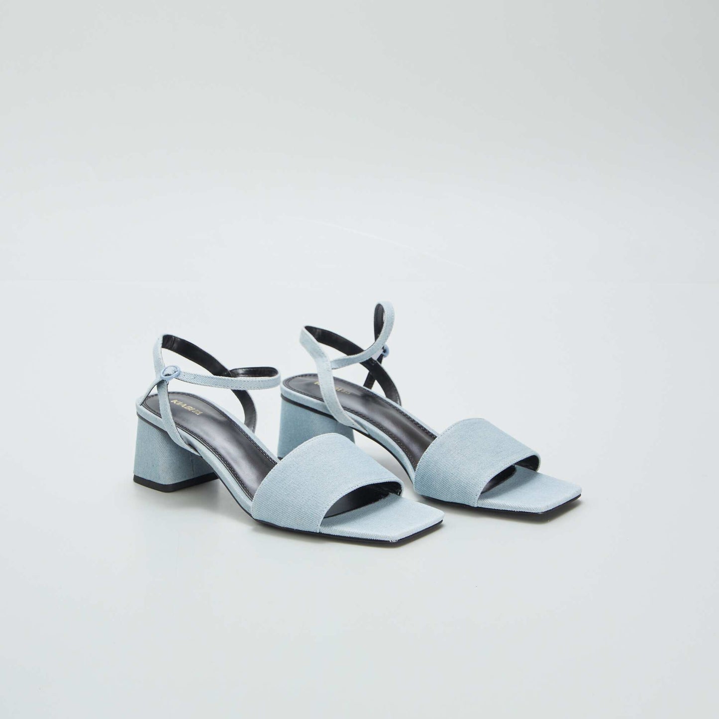 Heeled sandals BLUE