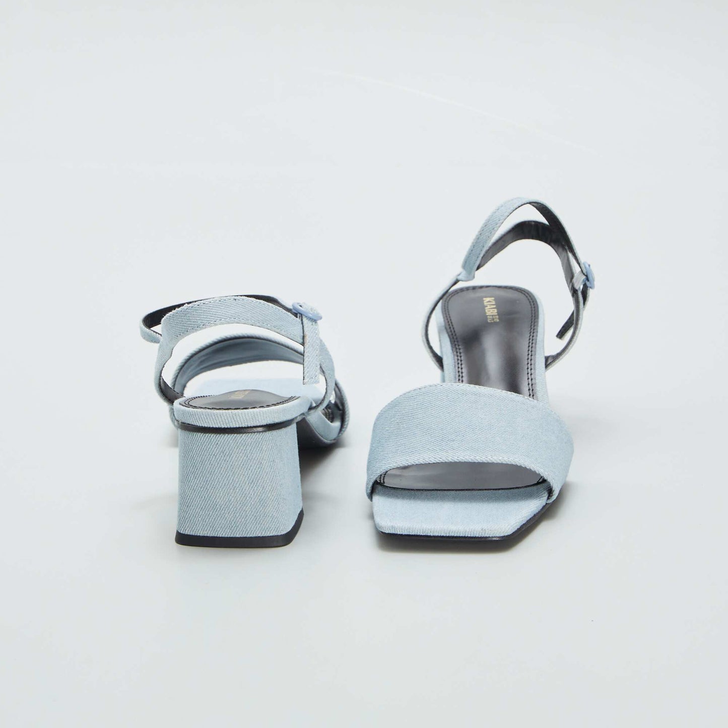 Heeled sandals BLUE