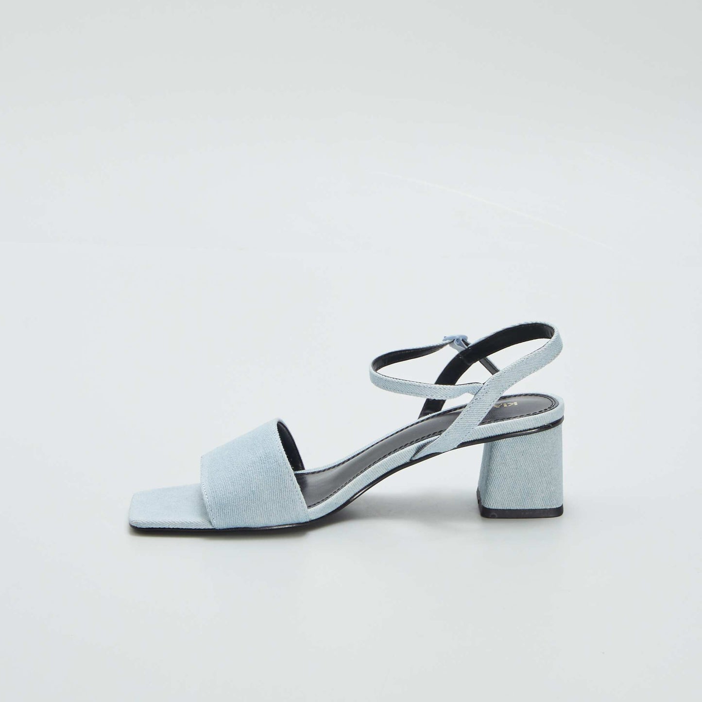 Heeled sandals BLUE