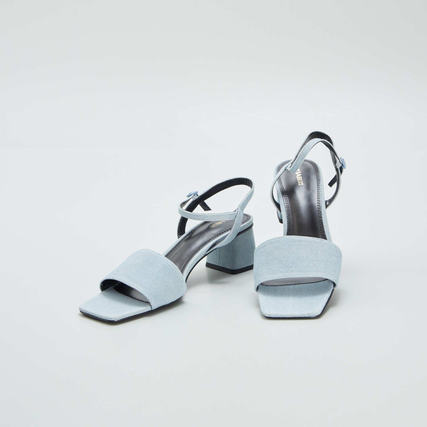 Heeled sandals BLUE