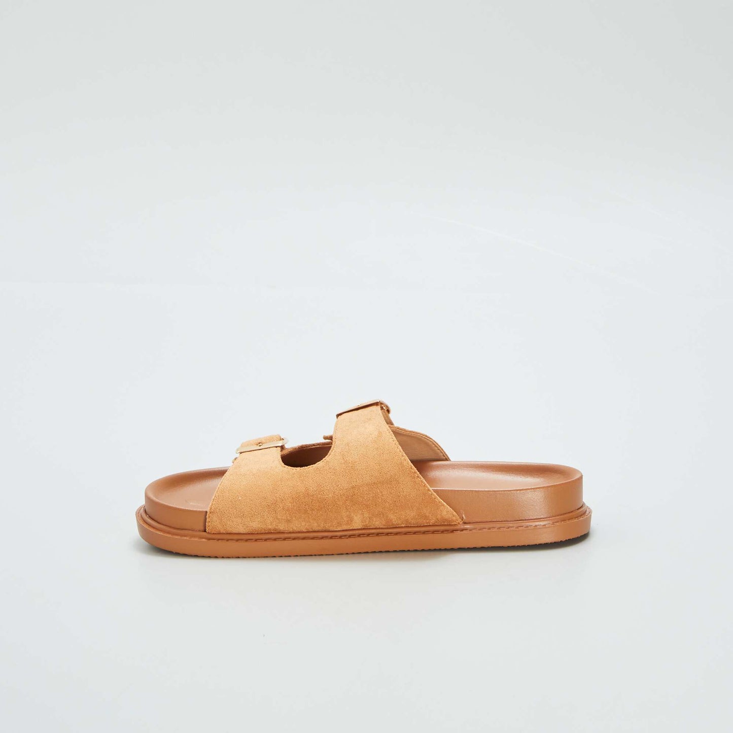 Sandals with double straps BROWN