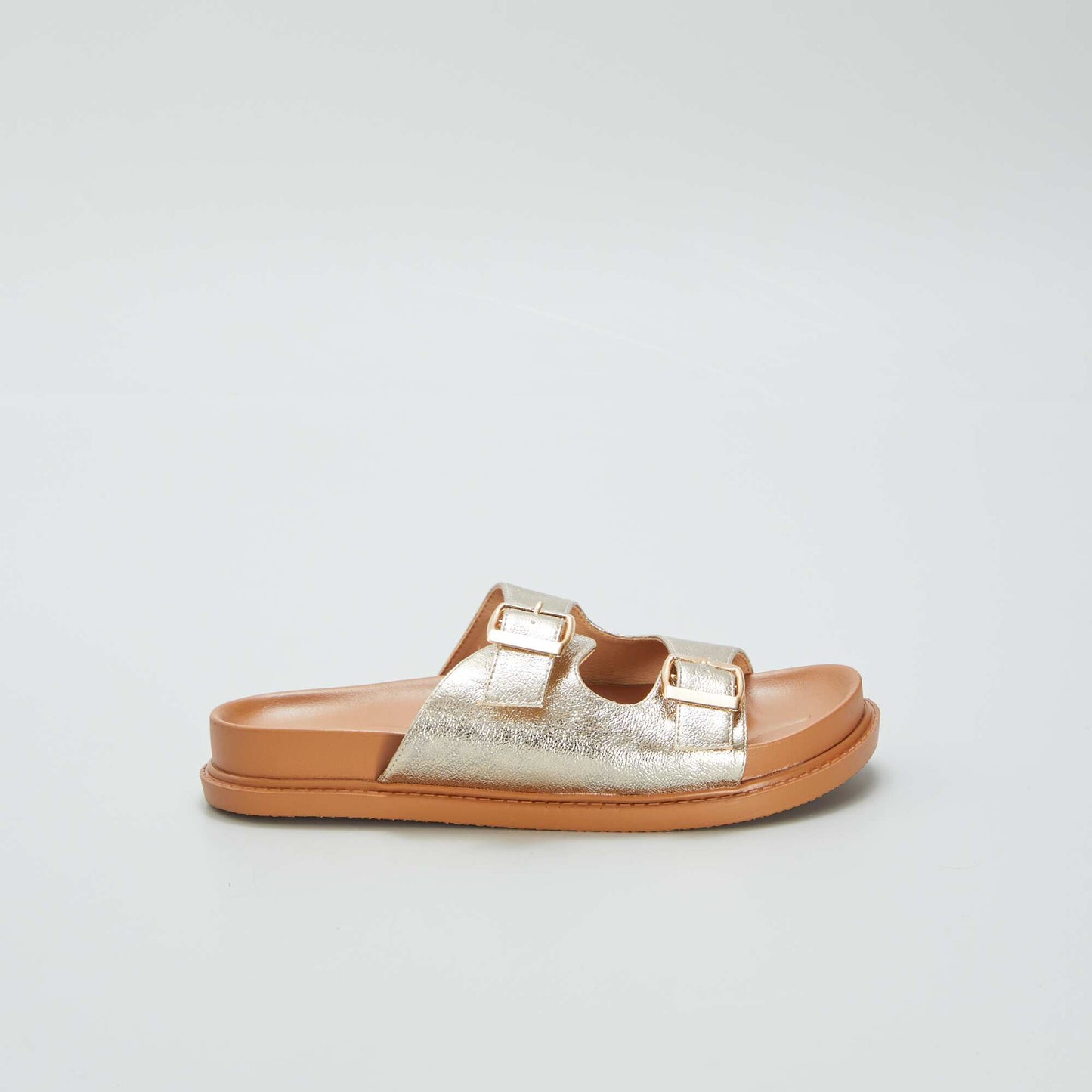 Sandals with double straps YELLOW