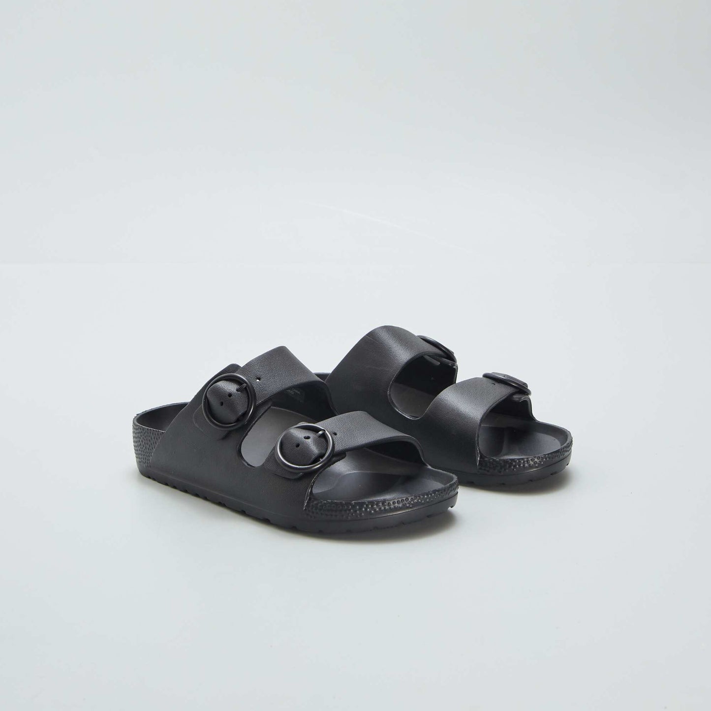 Sandals with double straps black