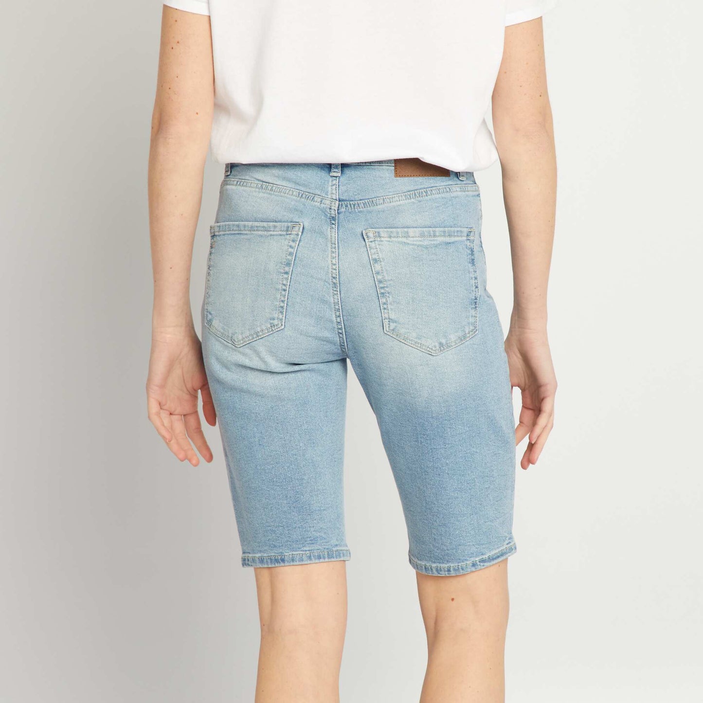 Denim Bermuda shorts BLUE