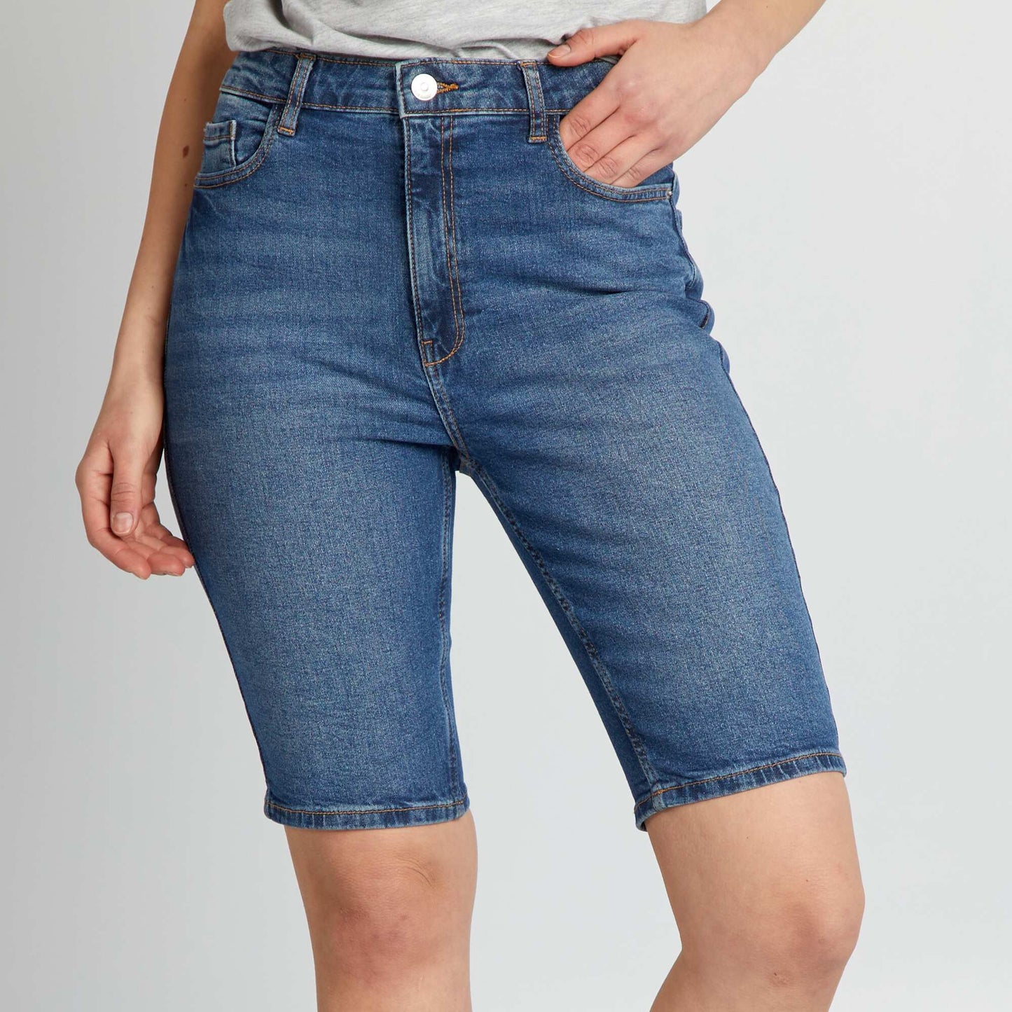 Denim Bermuda shorts BLUE