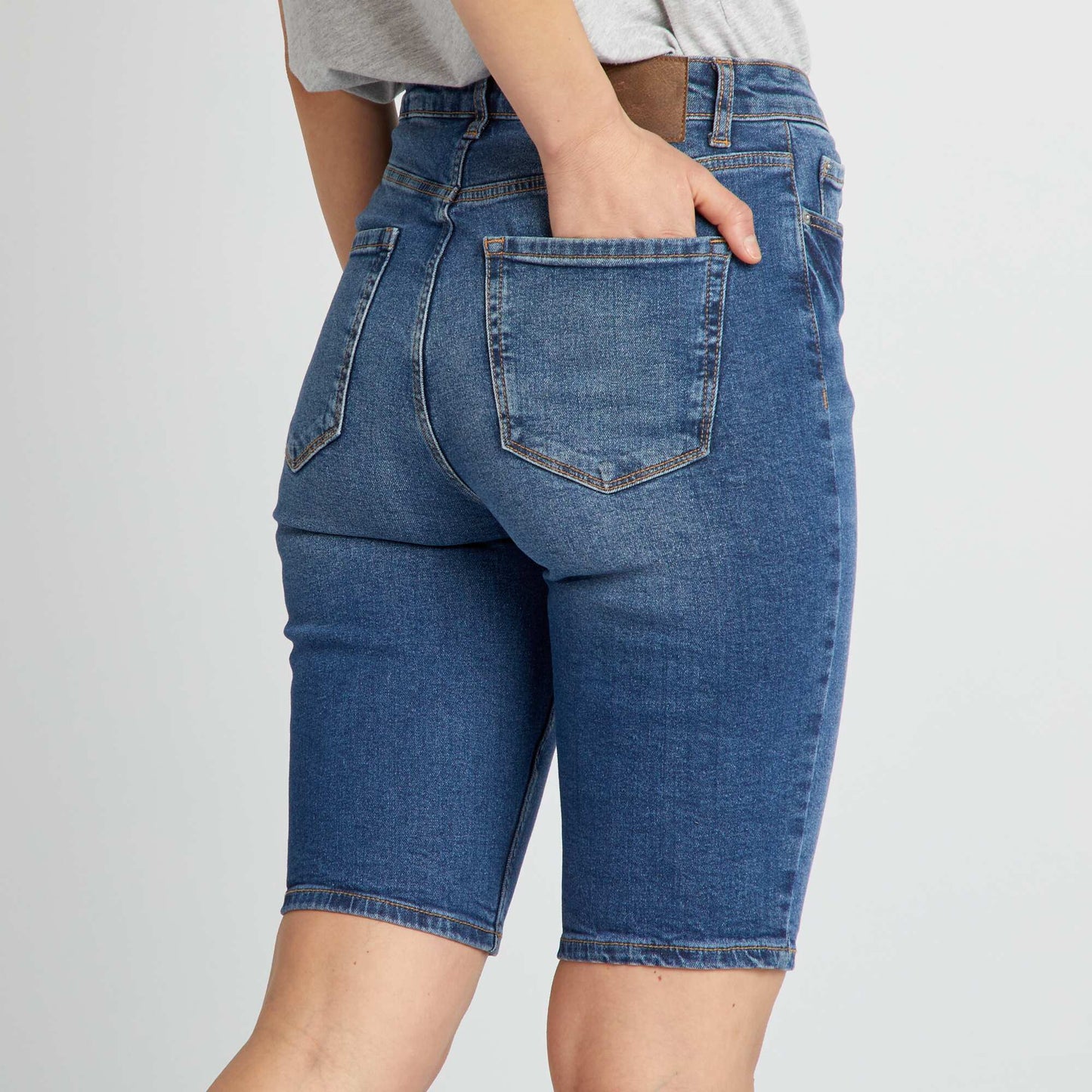 Denim Bermuda shorts BLUE