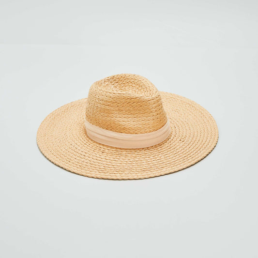 Straw hat WHITE