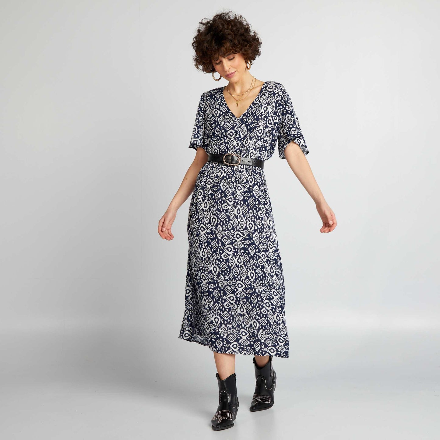 Midi dress BLUE