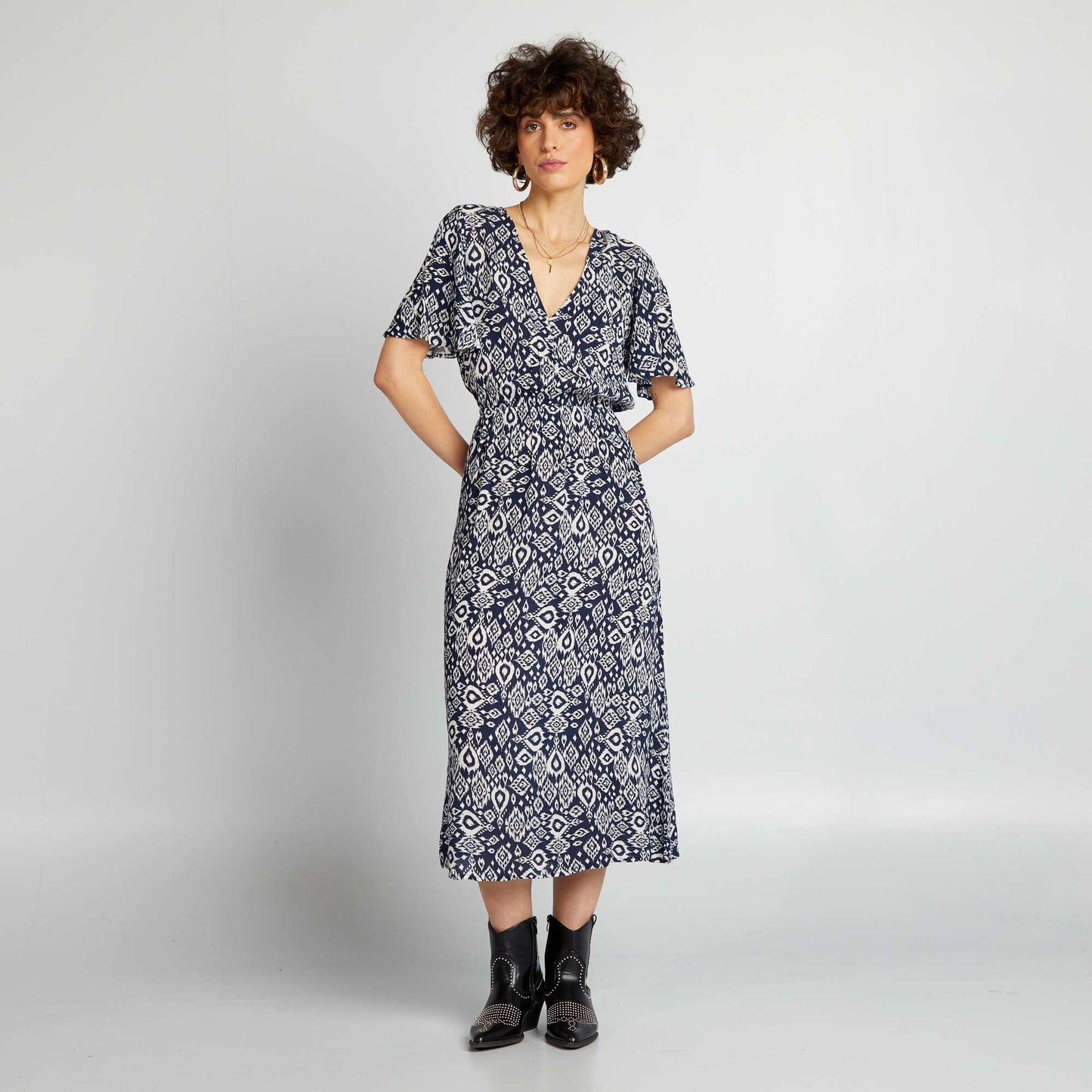 Midi dress BLUE