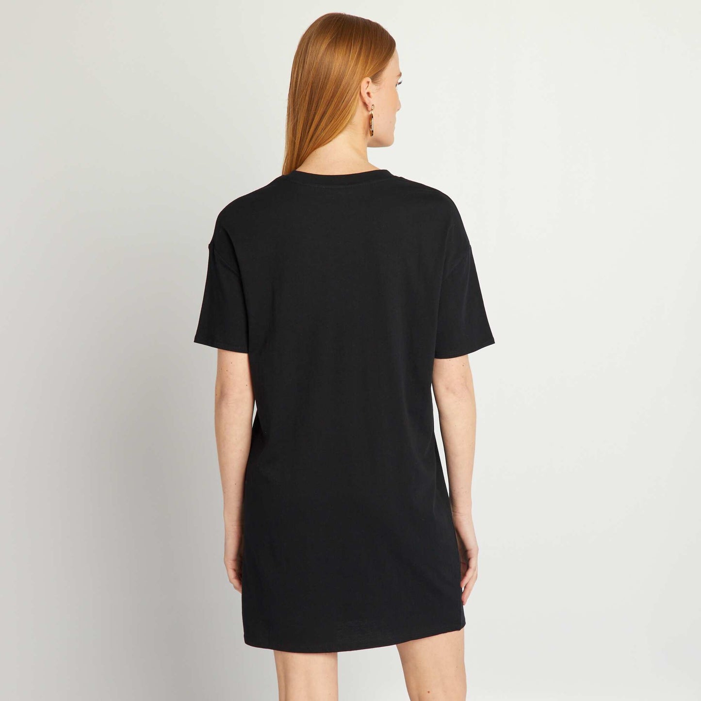 T-shirt dress black