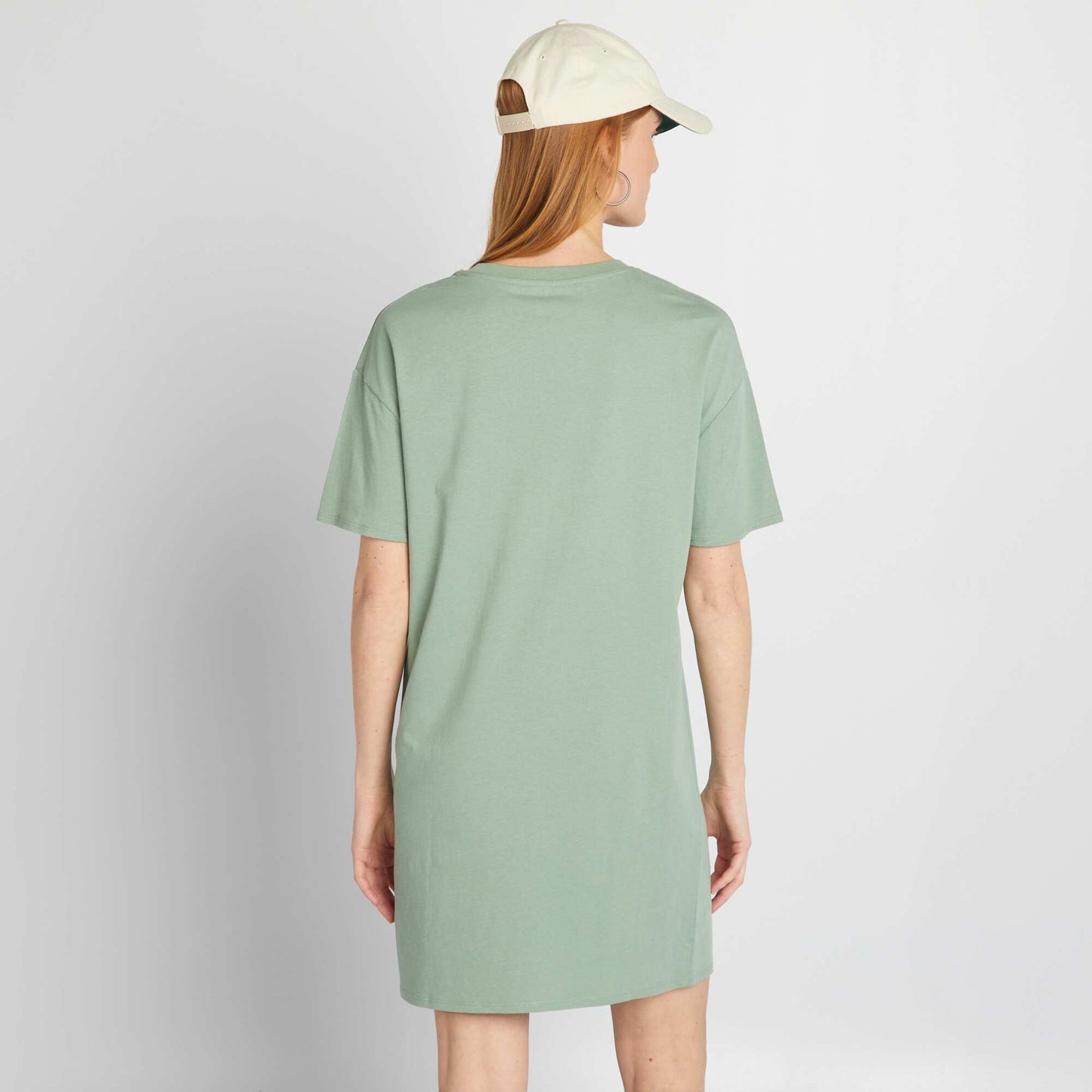 T-shirt dress GREEN