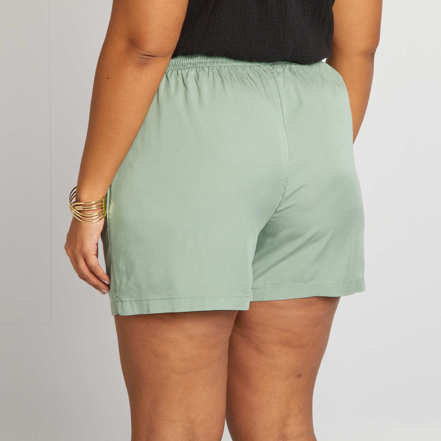 Tencel shorts GREEN