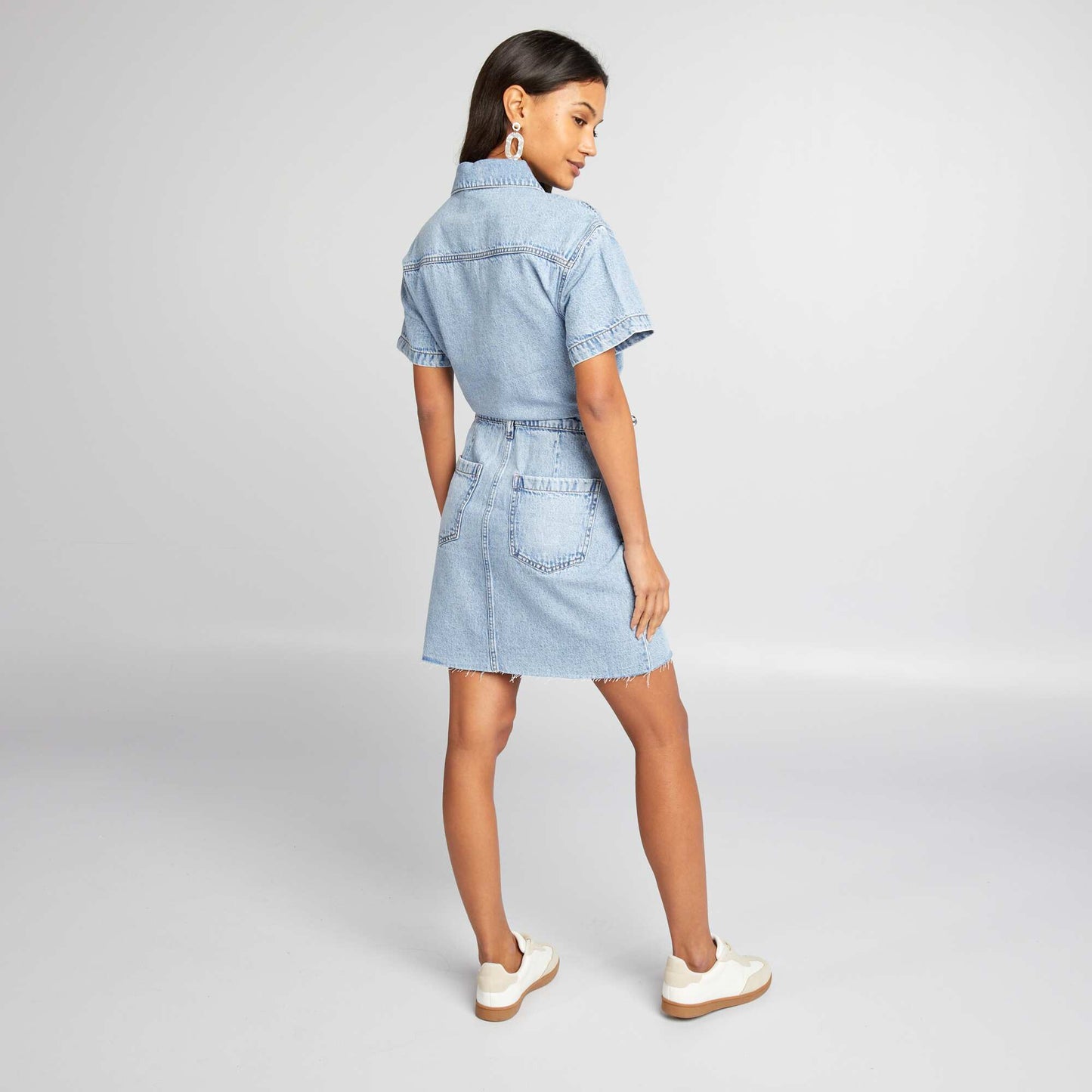 Denim dress BLUE