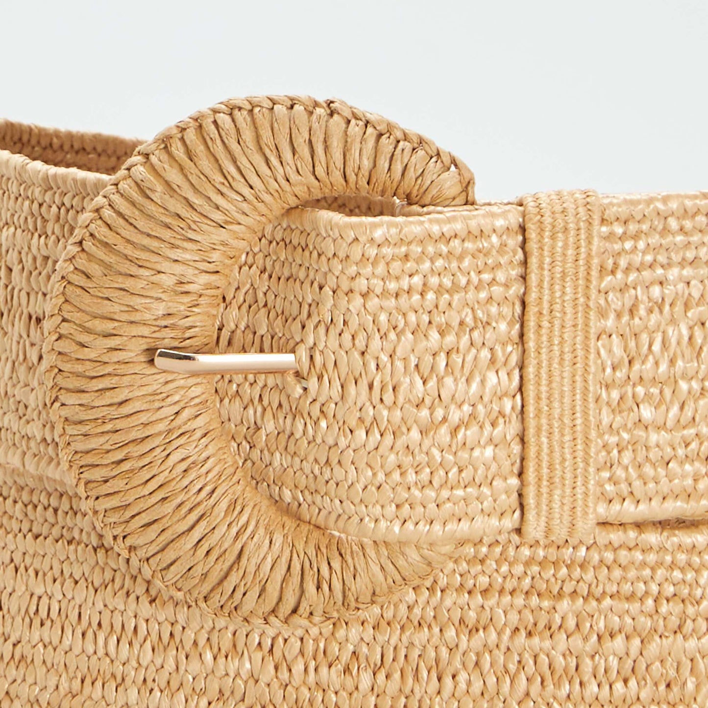 Straw-effect belt BEIGE