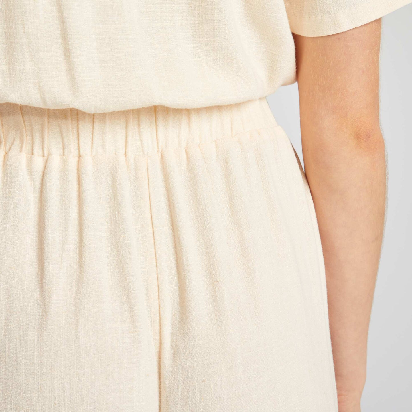 Linen jumpsuit WHITE