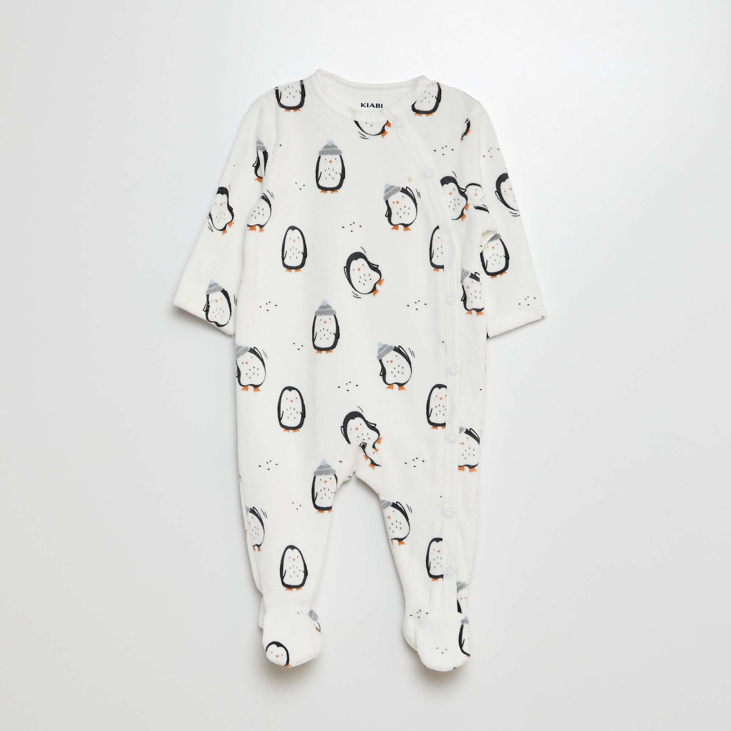 Pack of 2 sleepsuit pyjamas WHITE