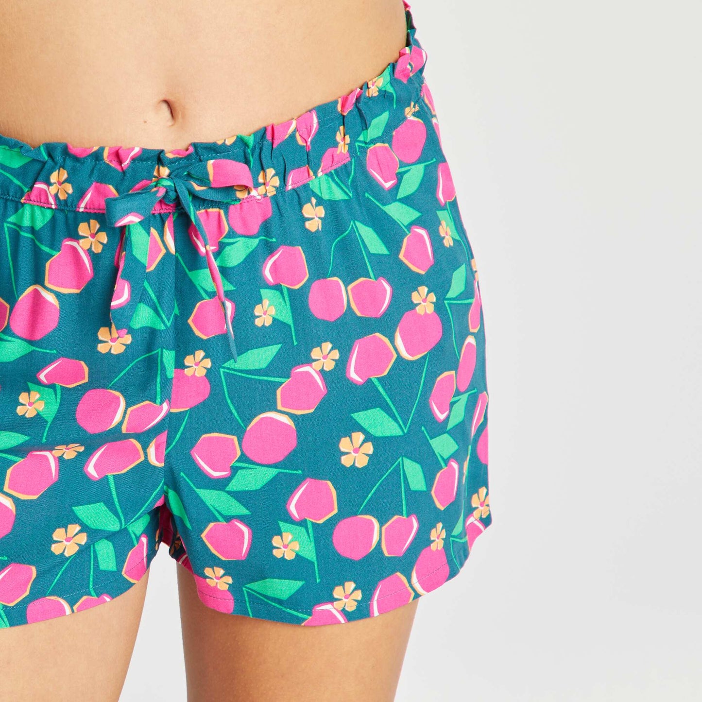 Slinky pyjama shorts BLUE