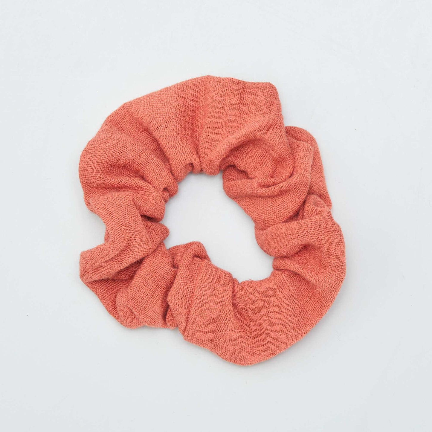 Pack of 3 double cotton gauze scrunchies PINK