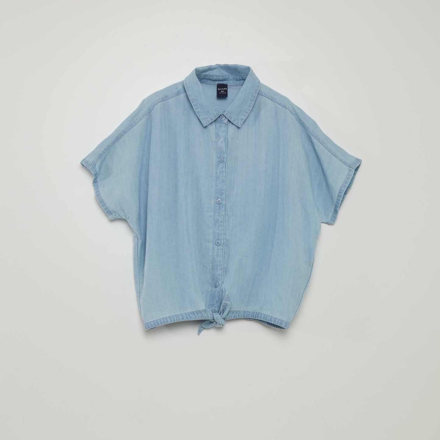 Lightweight denim style blouse BLUE