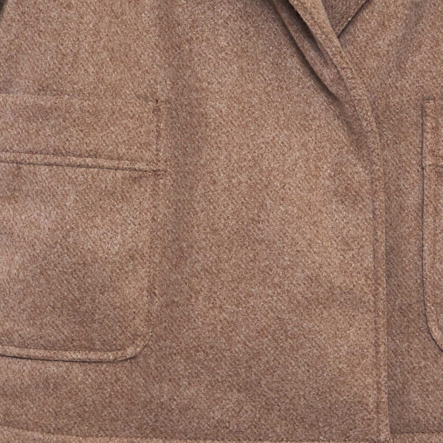 Woolcloth-effect hooded coat BEIGE