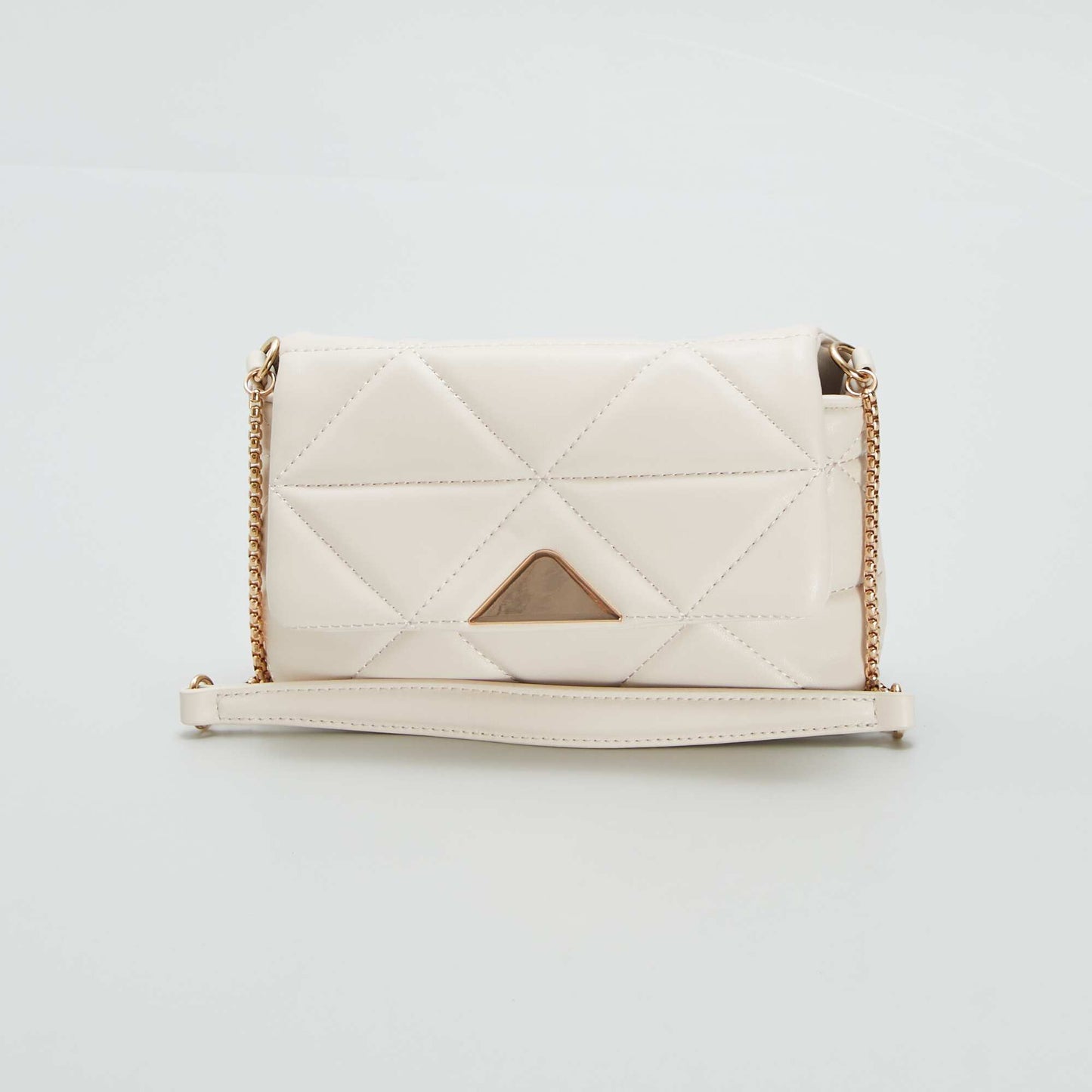 Quilted shoulder bag WHITE