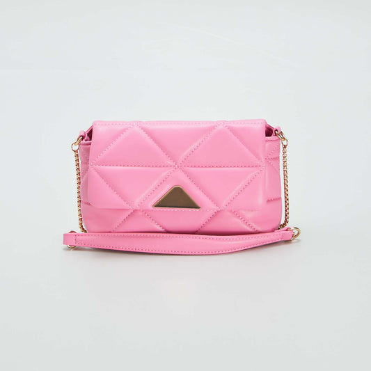 Quilted shoulder bag PINK