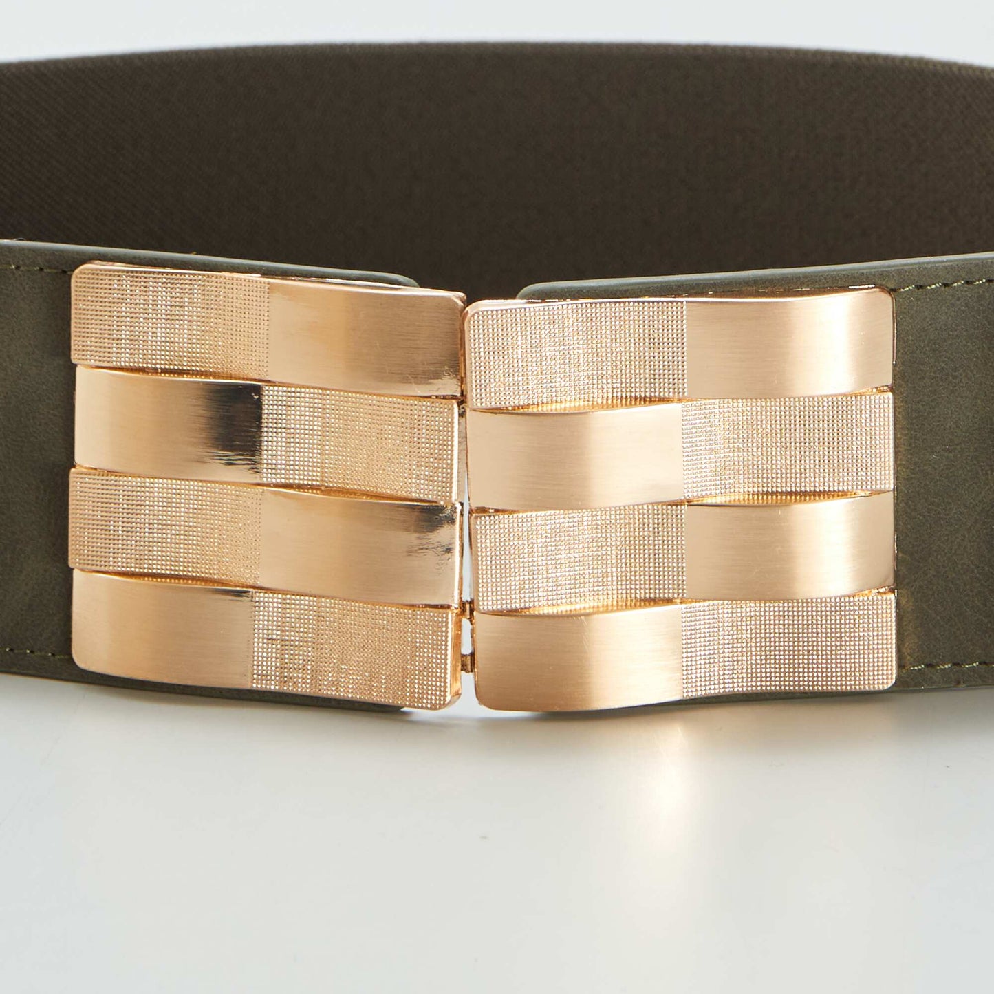 Elasticated belt KHAKI