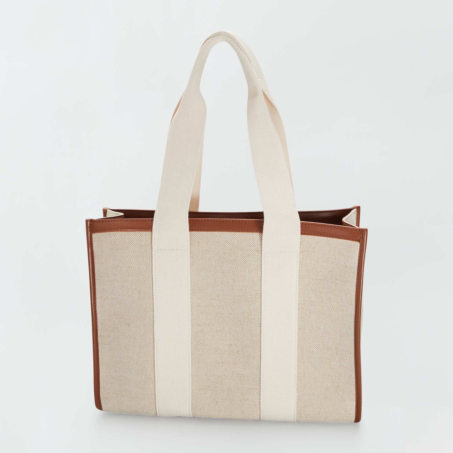 Fabric shopping bag beige