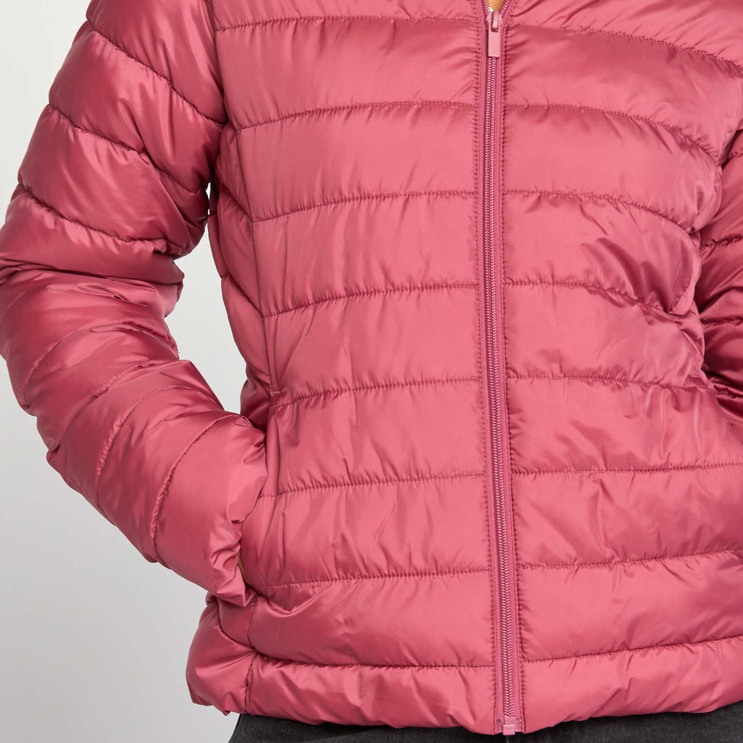 Lightweight quilted padded jacket PINK