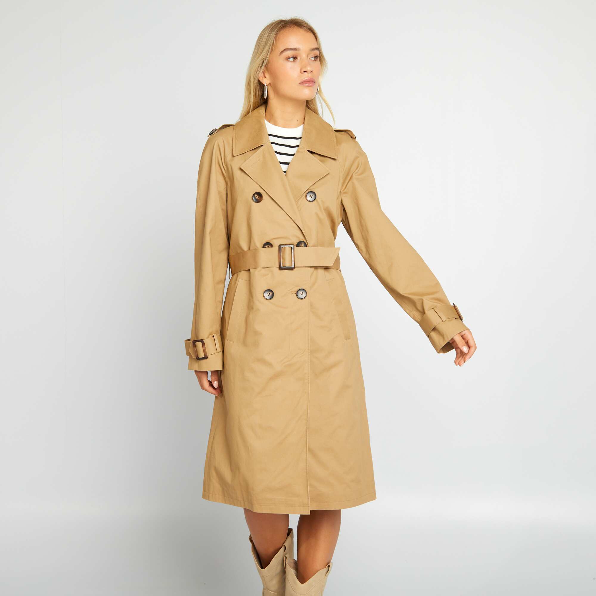 Kiabi trench coat sale