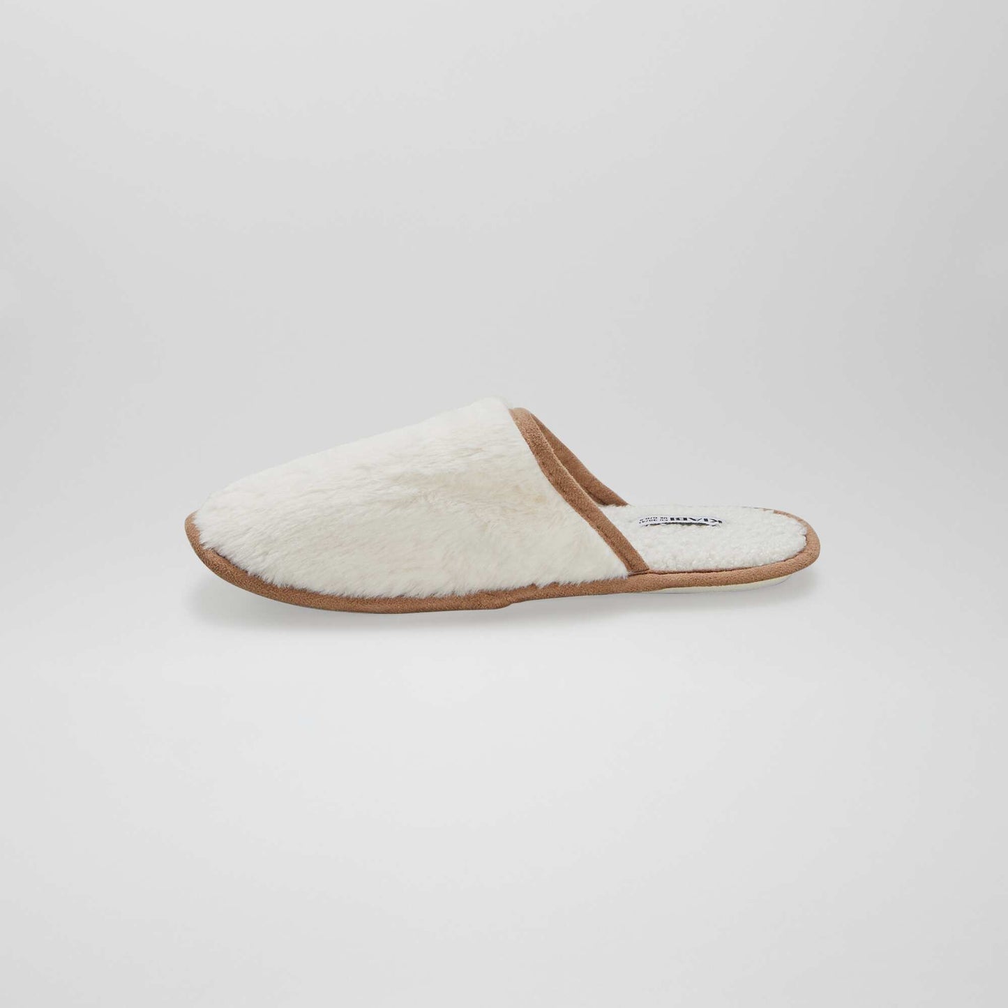 Mule slippers beige