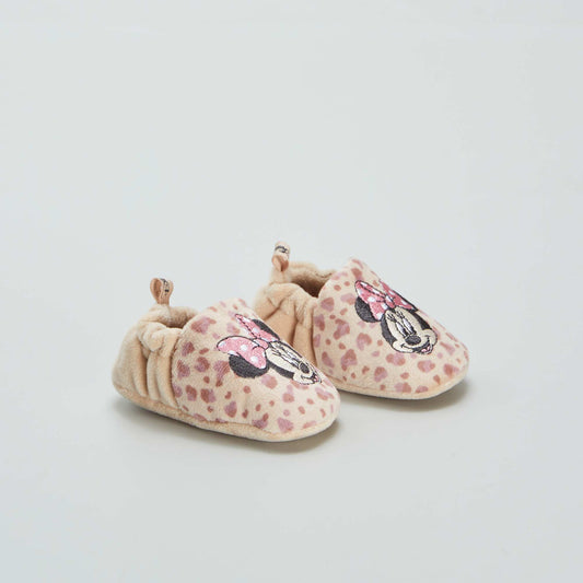 'Disney' 'Minnie' soft slippers PINK