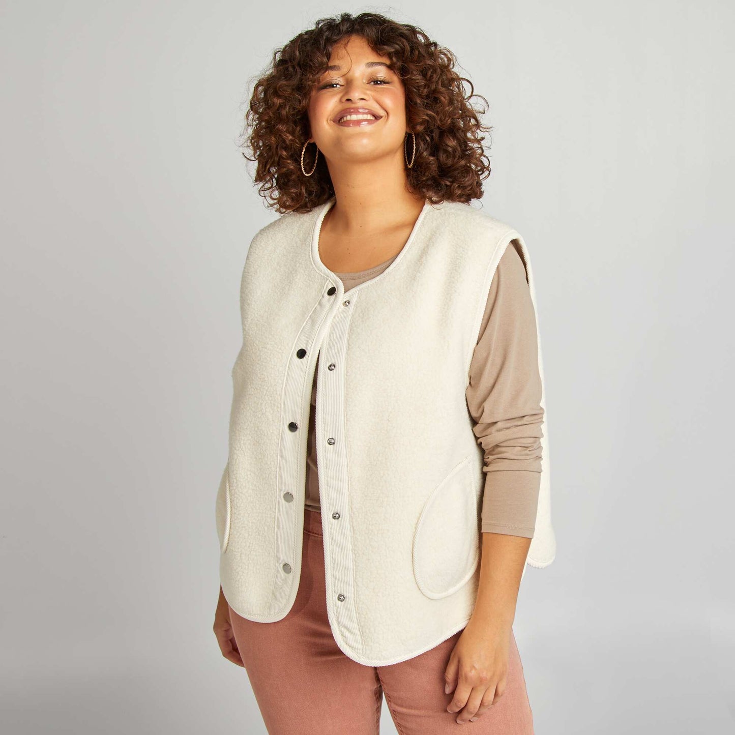 Sherpa bodywarmer WHITE