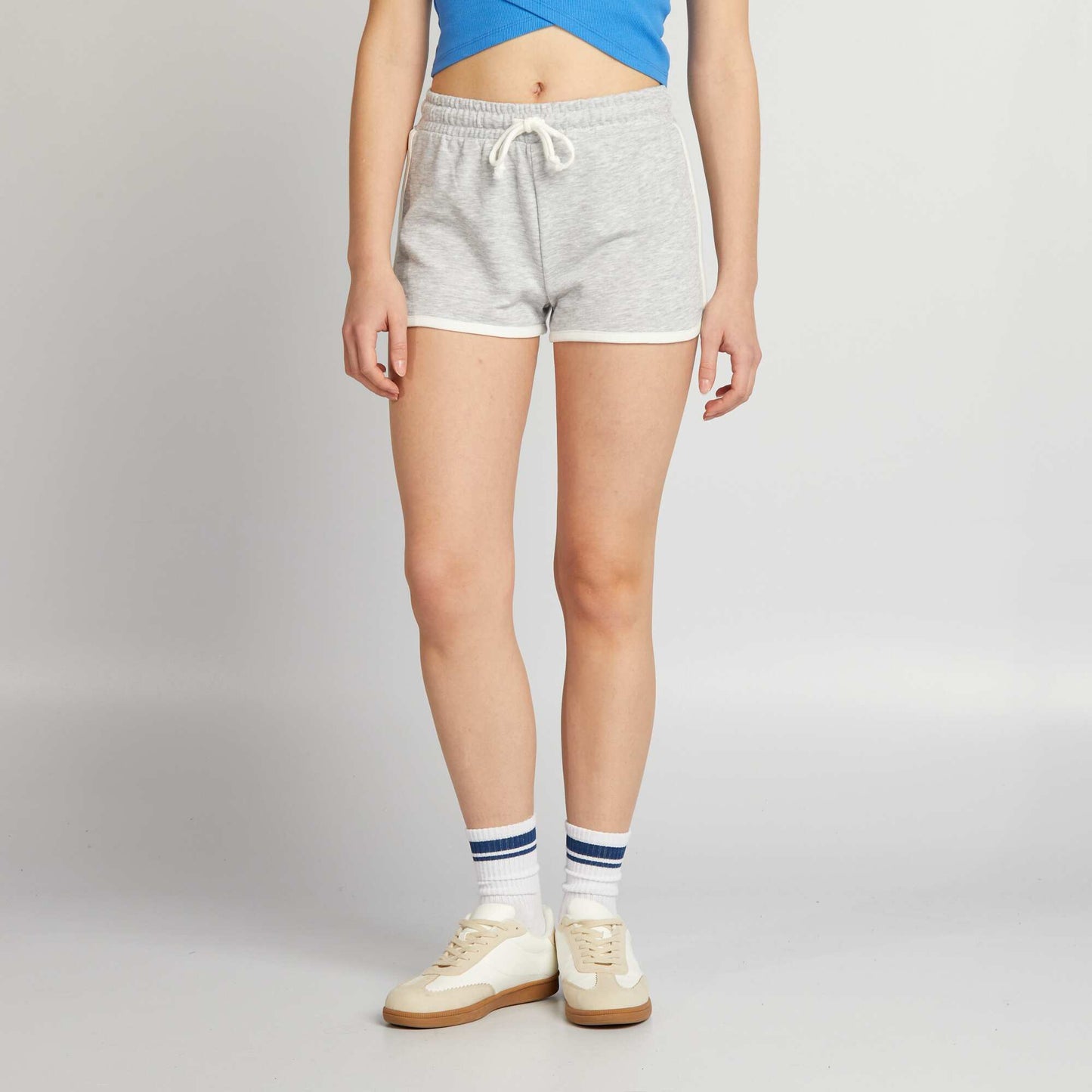 Short sportswear-style shorts GREY