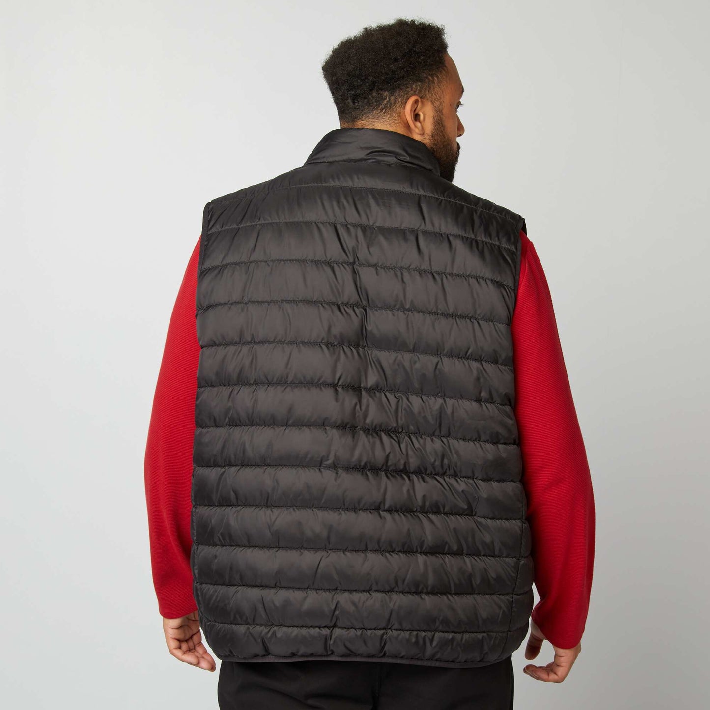 Showerproof quilted bodywarmer black