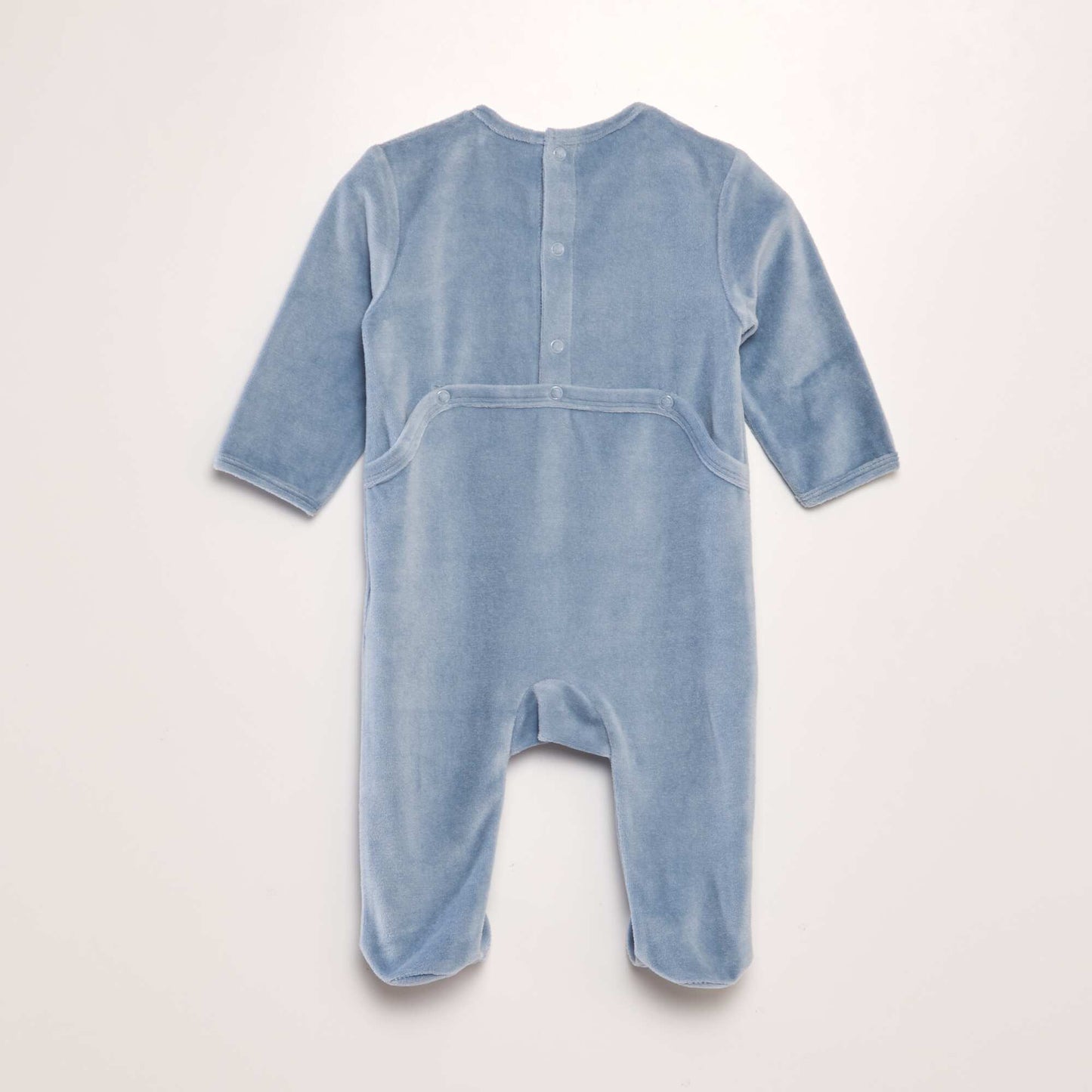 Velour sleepsuit BLUE