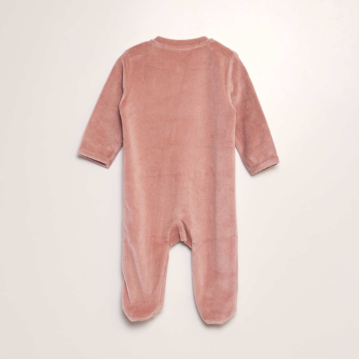 Velour sleepsuit PINK