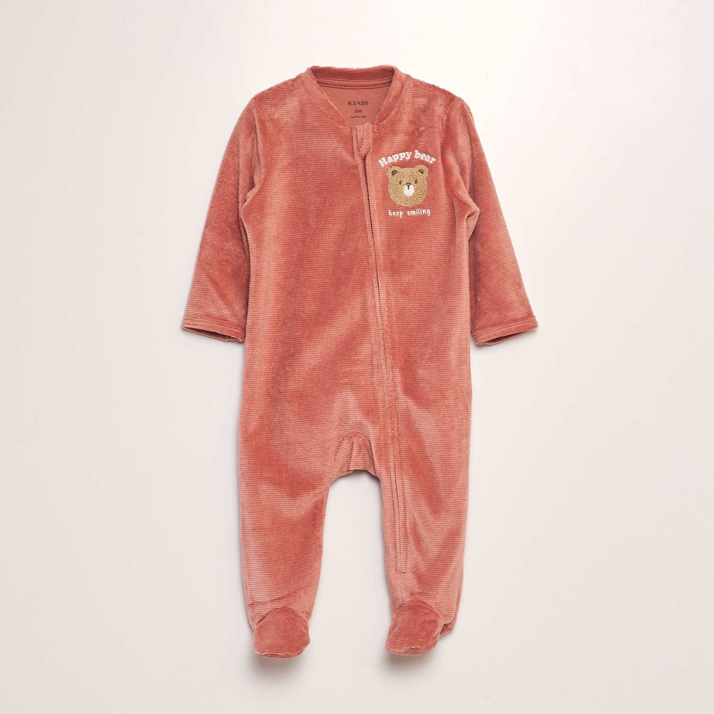 Corduroy sleepsuit YELLOW