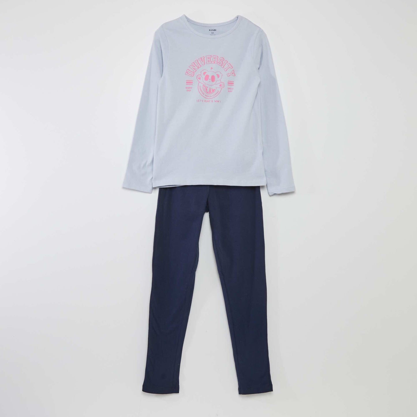 T-shirt and trousers pyjama set - 2-piece set BLUE