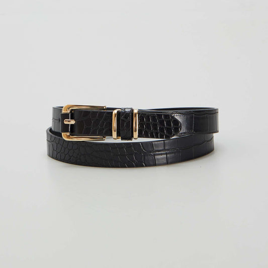 Skinny belt BLACK