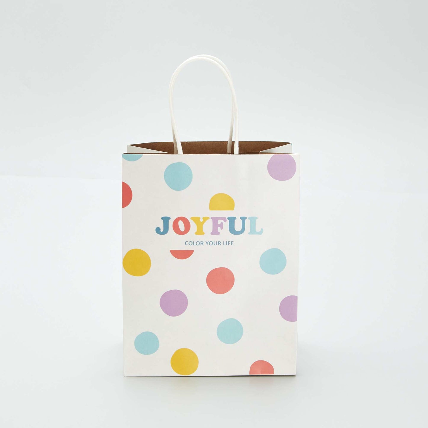 Printed gift bag WHITE